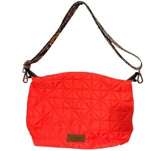 Wrangler Bright Red Quilted Shoulder Bag